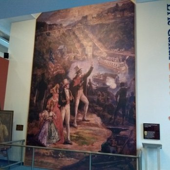 Niagara County History Center - The large mural depicting the opening of Lockport's namesake at the Erie Canal Discovery Center. - Museums Near Me - Lockport, New York Niagara County History Center - The large mural depicting the opening of Lockport's namesake at the Erie Canal Discovery Center. - Museums Near Me - Lockport, New York