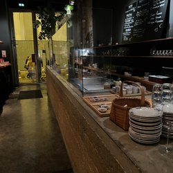 Narrow, lovely restaurant
