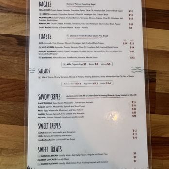 Belle Surf Cafe & Lounge - Menu - Cafes Near Me - Paia, Hawaii Belle Surf Cafe & Lounge - Menu - Cafes Near Me - Paia, Hawaii