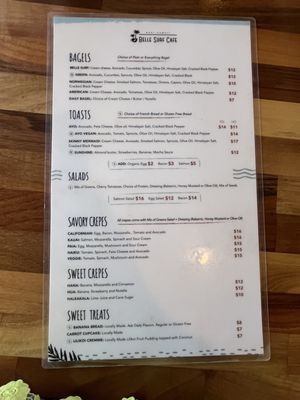 Menu photo 4 Belle Surf Cafe & Lounge Paia, HI Menu photo 4 Belle Surf Cafe & Lounge Paia, HI