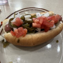 Leo's Coney Island - Chicago Dog where are my poppy seeds? Not so  good