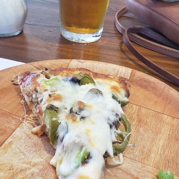 Patricio's Pizza - Gino's combo with jalapenos and lizards mouth ipa - Pizza Near Me - Orcutt, California