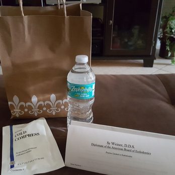 Sy Weiner, DDS - The care package they give after the procedure - Endodontists Near Me - Plantation, Florida