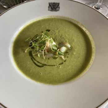 The Witchery By The Castle - Chilled leek and potato soup - British Near Me - Edinburgh, EDH The Witchery By The Castle - Chilled leek and potato soup - British Near Me - Edinburgh, EDH