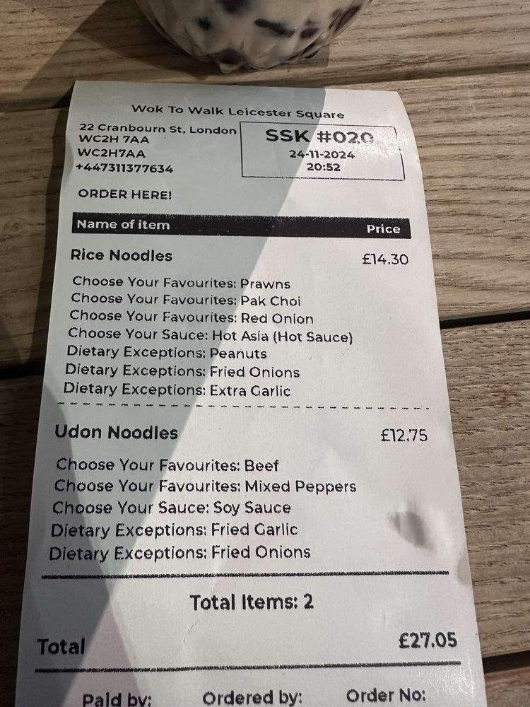 Wok to Walk - Cranbourn St