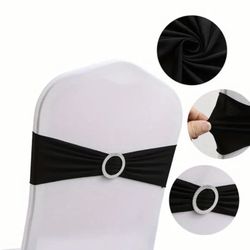 Class Act Party Supplies - Black Polyester Chair Sash with Buckle