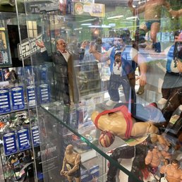 The Barbie doll in the neighboring glass case dumped him. The Barbie doll in the neighboring glass case dumped him.