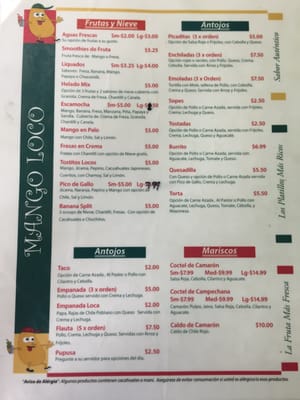 Menu photo 7 Mango Loco Lafayette, IN