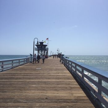 San Clemente Pier - View down the pier - Beaches Near Me - San Clemente, California
