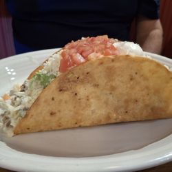 La Parrilla Mexican Restaurant - Taco salad looks like a giant taco