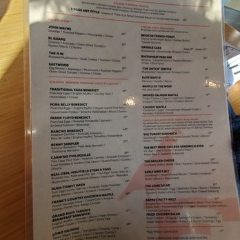Early Bird - Menu - New American Near Me - Fullerton, California