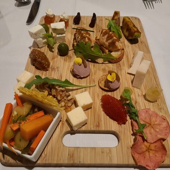 Quiessence - I can't recall what the menu was, but here are some pictures. It varies. This was delicious. - New American Near Me - Phoenix, Arizona
