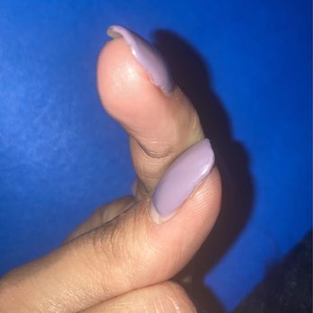 Kitty Nails Spa 2 - Hard to tell over lighting, this very uneven gel polish. - Nail Salons Near Me - Pomona, California Kitty Nails Spa 2 - Hard to tell over lighting, this very uneven gel polish. - Nail Salons Near Me - Pomona, California