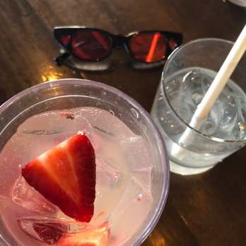 Arizona Wilderness Brewing - Lemonade with strawberries  and a blue clover  Gin - Breweries Near Me - Gilbert, Arizona