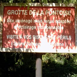 grotte de la pontoise - Grotte et Clairiere de la Pontoise    Balisage