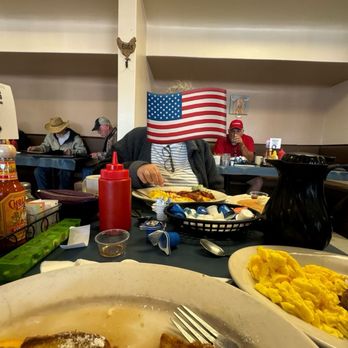 Mama K's Diner - The #3 combo and French toast with eggs and sausage - Diners Near Me - Visalia, California Mama K's Diner - The #3 combo and French toast with eggs and sausage - Diners Near Me - Visalia, California