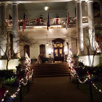 Columns - St. Charles street entrance at night. - Hotels Near Me - New Orleans, Louisiana