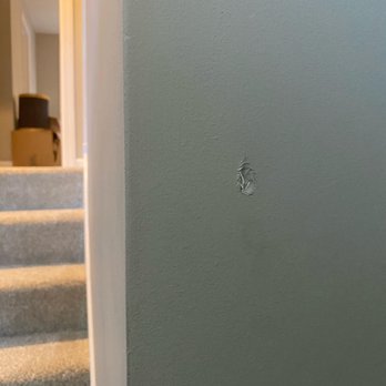 AAA Movers Minneapolis MN - They left holes like this in multiple walls in both homes. - Movers Near Me - Minneapolis, Minnesota AAA Movers Minneapolis MN - They left holes like this in multiple walls in both homes. - Movers Near Me - Minneapolis, Minnesota