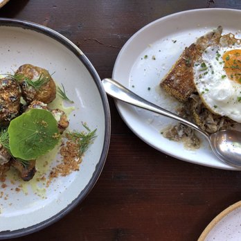 Manuela - Sunchoked and crisp polenta. - New American Near Me - Los Angeles, California Manuela - Sunchoked and crisp polenta. - New American Near Me - Los Angeles, California