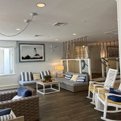 Sea Crest Beach Resort - The lobby is very cute and had strong AC