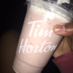 Tim Hortons - A frozen strawberries and cream