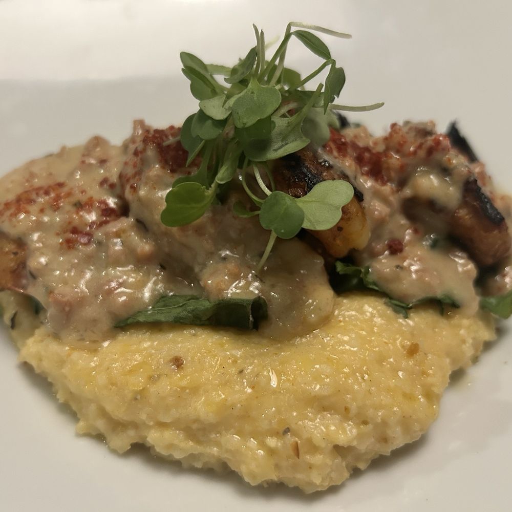Bigfire - February special shrimp & grits. Solid. - American Near Me - Orlando, Florida Bigfire - February special shrimp & grits. Solid. - American Near Me - Orlando, Florida