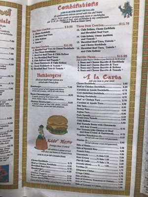 Menu photo 3 Casa Sanchez Prescott, AZ Menu photo 3 Casa Sanchez Prescott, AZ