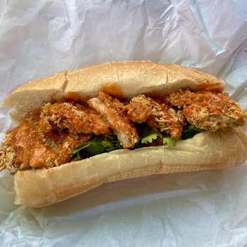 Urban Chops - Crispy chicken Vietnamese sandwich with Sriracha sauce. - Vietnamese Near Me - Auburn, Washington Urban Chops - Crispy chicken Vietnamese sandwich with Sriracha sauce. - Vietnamese Near Me - Auburn, Washington