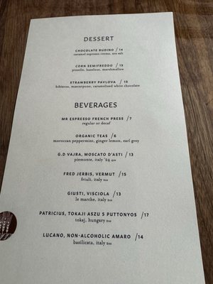 Menu photo 3 Flour + Water San Francisco, CA