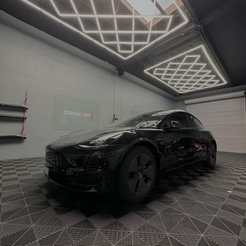Essential Tints - Tesla Model 3 with 20% front windows & 15% rear windows: - Car Window Tinting Near Me - Canoga Park, California