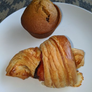 Rene's Bakery - Pumpkin chocolate chip muffin and Ham & Swiss croissant - Bakeries Near Me - Indianapolis, Indiana Rene's Bakery - Pumpkin chocolate chip muffin and Ham & Swiss croissant - Bakeries Near Me - Indianapolis, Indiana