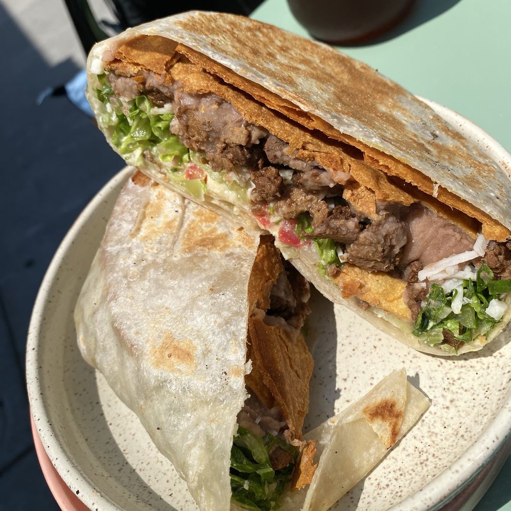 Rascal's Vegan - Asada Crunchwrap - Vegan Near Me - Santa Barbara, California Rascal's Vegan - Asada Crunchwrap - Vegan Near Me - Santa Barbara, California