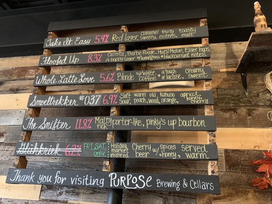 Purpose Brewing and Cellars by null