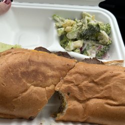 Oak Grove Market - Prime Rib sandwich (with a little bite I had to take before getting home!!)