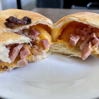 Ruthless Ruby’s Rebel Bakeshoppe - Loaded breakfast kolache - Bakeries Near Me - Spokane Valley, Washington