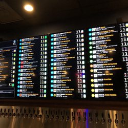 Mahoney's Public House - The liquor menu....