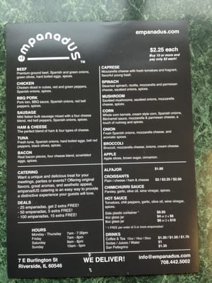 Menu photo 3 Empanadus Riverside, IL