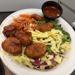 Spicy Fried Chicken Bowl