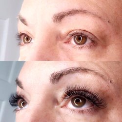 Embellish Spa Suites - Volume lashes by Ong. What a difference!