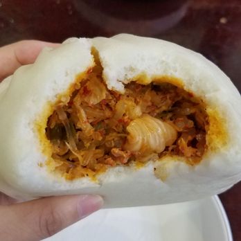Northern King Dumpling - Wang Mandu - Stuffed full of Kimchi for $2.50 ! - Korean Near Me - Flushing, New York