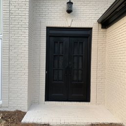 Iron Front Door. Iron Front Door.