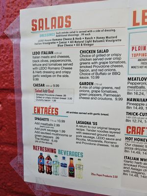 Menu photo 6 Ledo Pizza New York, NY
