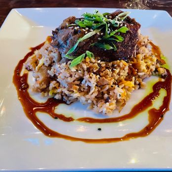 Oasis on the Beach - Short rib with truffle fried rice - Hawaiian Near Me - Kapaa, Hawaii Oasis on the Beach - Short rib with truffle fried rice - Hawaiian Near Me - Kapaa, Hawaii