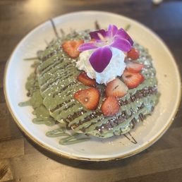 Dubai Chocolate Pancakes