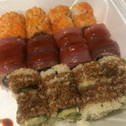 Top to bottom: Orange Roll, Ruby Roll, Tampa Bay Roll