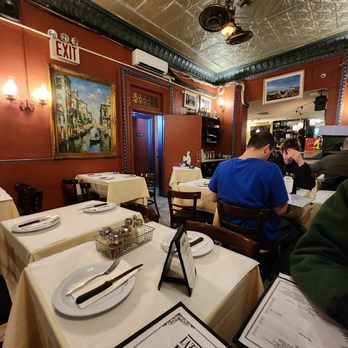 Lazzara's Pizza Cafe - Really quirky retro decor right out of a 1930's gangster movie. - Pizza Near Me - New York, New York Lazzara's Pizza Cafe - Really quirky retro decor right out of a 1930's gangster movie. - Pizza Near Me - New York, New York