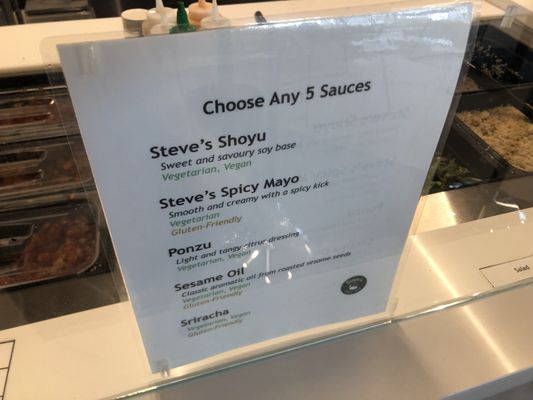 Menu photo 4 Steve’s Poké Bar Burnaby, BC