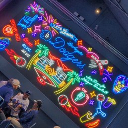 Neon Light sign display previously installed this past season.