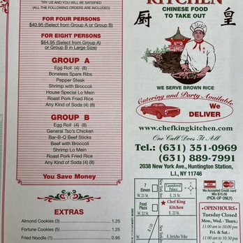 Chef King - Menu - Chinese Near Me - Huntington Station, New York Chef King - Menu - Chinese Near Me - Huntington Station, New York