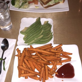 Prince Tea House - Food has been served.. sweet potato fries.. turkey club sandwich and a side of avocado! - Desserts Near Me - Brooklyn, New York Prince Tea House - Food has been served.. sweet potato fries.. turkey club sandwich and a side of avocado! - Desserts Near Me - Brooklyn, New York